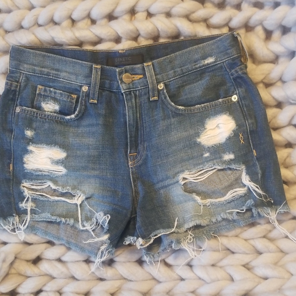Genetic denim cut off shorts